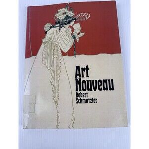 Art Nouveau Book by Robert Schmutzler 1978 Vintage Art Design Reference
